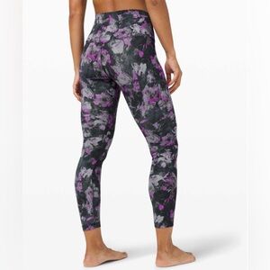 Lululemon Align Pant II 25" Floral Shift Multi size 2